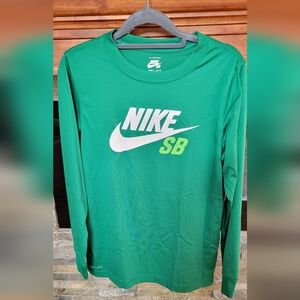 Nike SB Green Long Sleeve Shirt